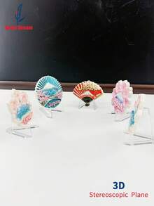1pc Creative 3D Embossed Fridge Magnet With Asian Scenic View, Travel Souvenir 3D Gift, Home & Kitchen Decor Magnetic Sticker For Fridge, Cabinet, Dishwasher - one-size - View 3