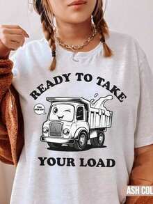 Raunchy T-Shirt, Inappropriate T-Shirts For Women, Funny T-Shirt, Offensive And Embarrassing T-Shirts, Funny Gift With Gen Z Meme, 100% Cotton Thick White T-Shirt, Classic Short Sleeve Graphic Print T-Shirt, Casual Short Sleeve Top For Women - 白色 - 查看 7
