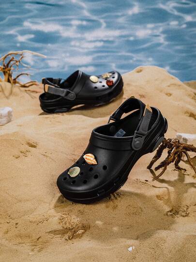 Crocs Unisex Lightweight Casual Outdoor Sports Sandals/Slippers, Classic Telic Clog 206340-001