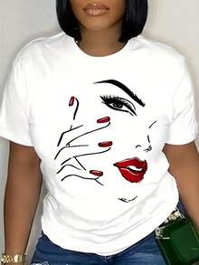 Women T-Shirts - White - View 1