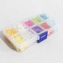 500 piezas/Caja Botones pequeños de 0,9 cm con 2 agujeros de colores variados - 1 caja - Ver 4