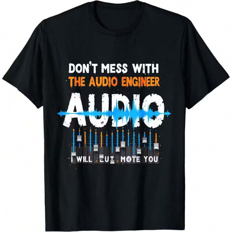 Camiseta impresa para hombres y mujeres - Negro - Ver 1