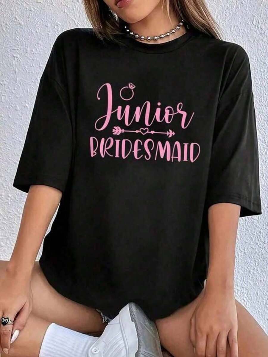 Camiseta de Novia para Principiantes - Adecuada para actividades al aire libre, uso diario casual y para relajarse, blusas para mujer, playeras de mujer, tops de mujer, tops, ropa de mujer.