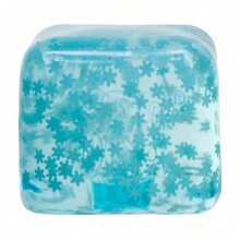 Glow In The Dark Snowflake Cube Stress Relief Fidget Toy, Super Solid Squish Squeeze Ball, Anti-Anxiety Sensory Toy For Teens & Adults, Desk Fidget Toy, Relaxing Hand Therapy Toy, Birthday/Christmas Gift - 藍色 - 查看 2