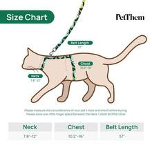 Adjustable Escape-Proof Cat Vest Harness And Leash Set, Soft And Comfortable, Lightweight And Easy To Use, Suitable For Small/Medium/Large Cats - Multicolor - View 11
