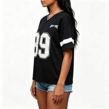 Camisetas de fútbol para hombres - Negro - Ver 3