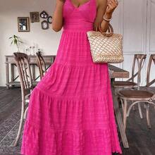 Holidaya New Vintage Floral Birthday Wedding Multi-Layer Patchwork Cute Bow Tie Dress For Women - Blanco - Ver 4