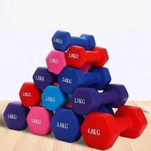 2 Pcs Home Gym Essential Iron Dumbbells, Heavy Duty Sturdy Iron Material Durable For Long Lasting Workout, Multi-Purpose For Arm Workout Hand Strength Training Full Body Home Fitness, Fit For Novice And Advanced Fitness Users, Random Color Shipment - Multi-color Random - View 6