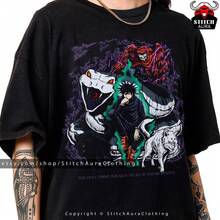 Megumi Fushiguro Cosplay Shirt Gift For G1eto Suguru, G1ojo Satoru JJK Earrings, Mahito JJK Poster, Nobara Kugisaki For Toji, RyoM1en Sukuna220g Cla-Ssic Cotton T-Shirt - UniS-Ex - The Shirt You A-Lways NeededSuitable For All People, Whether WoM-En Or M-Enhigh-Quality Durable Fabric Suitable For All Seans,Ft To The Touch But Built To LastBreathabletops WoM.En Fall OutfiT.S For WoM.En VaC.Ation OutfiT.S WoM.En Easter, St. Patrick's Day Costume - 黑色 - 查看 1
