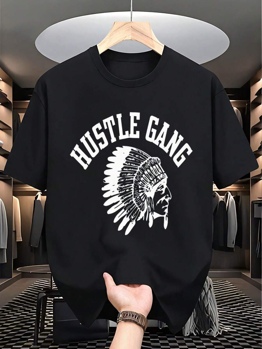 Nueva camiseta de manga corta para mujer de 180 g,% algodón - Camiseta casual versátil con estampado de verano para hombre - Camiseta con estampado de verano para parejas - Unisex - Regalo para vacaciones - negro - Ver 1
