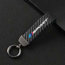 1 móc khóa xe hơi bằng sợi carbon, phù hợp với BMW dòng 1, 3, 5, 7, 2, 4, 6, X, X1, X3, X5, X6, X4. Móc khóa xe hơi thời trang. - A - Xem 5