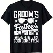 Printed T-Shirt For Men And Women - Black - View 1