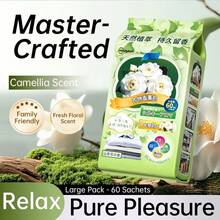 60pcs/Set Fragrance Sachets, Perfume Pouches, Camellia Scent, Fresh Floral Aroma, Perfect For Holidays And Birthdays, Essential For Bedroom, Bookshelf, Car Interior, Shoe Cabinet, Fragrance Bags, Perfume Bags - Multiple Styles - View 1