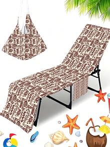 Khăn phủ ghế bãi biển có túi, Khăn tắm biển họa tiết hình học Bohemian, Khăn du lịch/khăn tắm hồ bơi/túi đi biển, Khăn phủ ghế bãi biển, Khăn phủ ghế nằm, Khăn tắm biển dùng kèm ghế nằm hồ bơi sân vườn - A - Xem 4