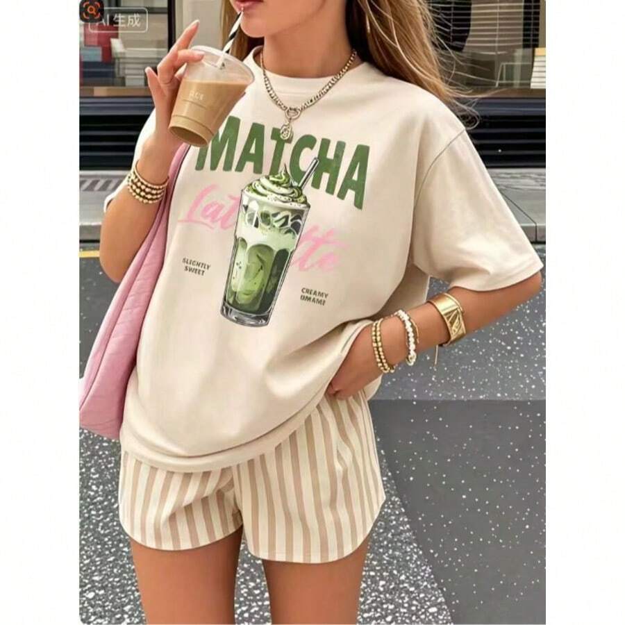 Women T-Shirts - Apricot - View 1