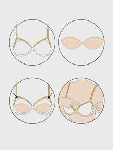 透气、隐形乳贴，外出理想之选，小巧便携 - 無色 - 查看 2