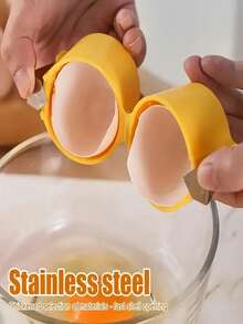 2/1pc Egg Yolk White Separator, Quick Filter Easy Clean Baking Tool, Multifunctional Practical Kitchen Gadget, Perfect Cooking Accessory, Holiday Birthday Wedding Easter Gift For Home Use,Kitchen Essential,Egg Separator,Egg Divider,Kitchen Prep Tool - Multicolor - View 5