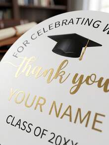 Pegatinas redondas personalizables con texto, etiquetas de regalo personalizadas para fiestas, decoraciones de celebración lindas y exquisitas, adecuadas para cajas de pasteles, invitaciones, álbumes de recortes y son una opción de regalo única para la temporada de graduación, aniversarios y eventos festivos. Recuerdos personalizables con texto. - Estilo D - Ver 7