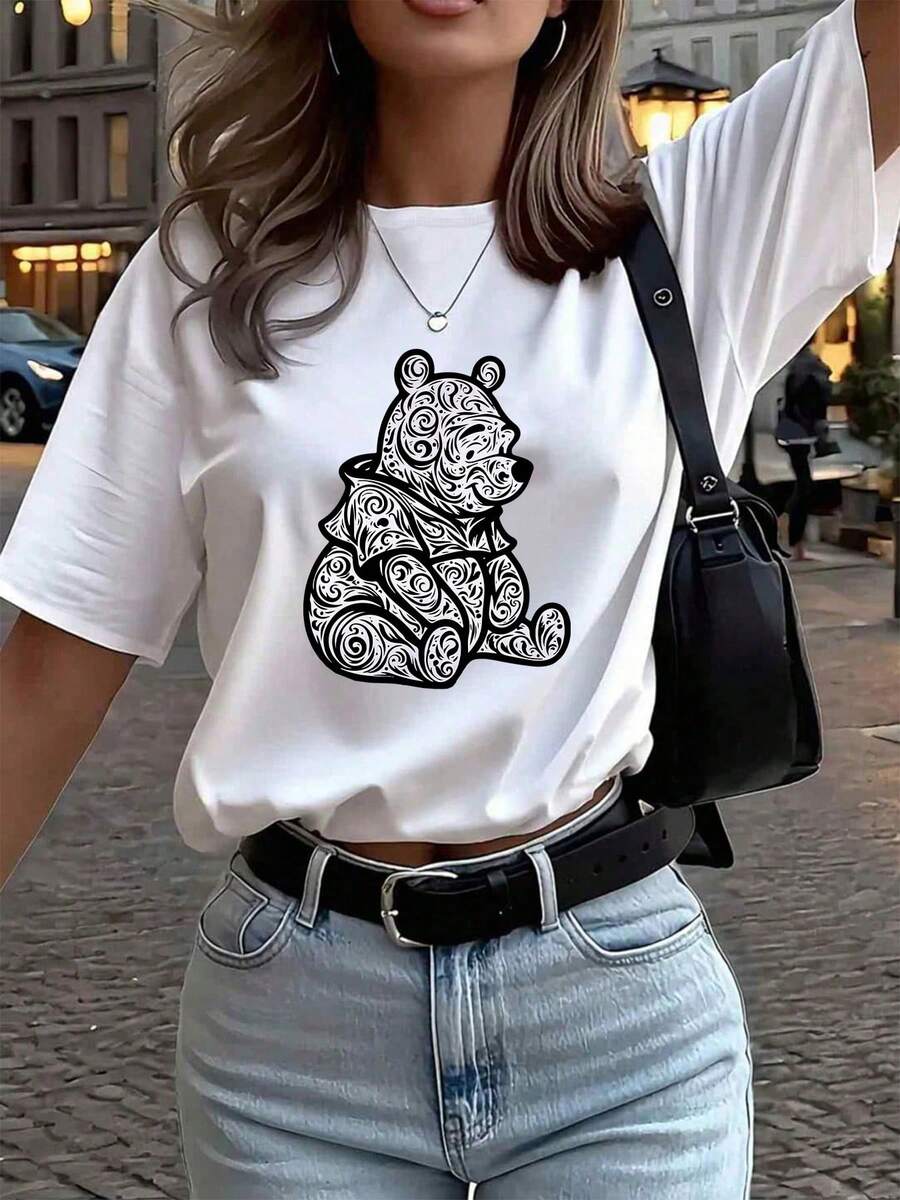 Women T-Shirts - White - View 1