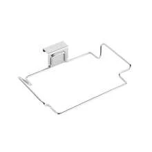 No Drill Stainless Steel Wall-Mounted Trash Bag Holder, Kitchen & Dining Room Plastic Bag Storage Rack, Suitable For Kitchen And Bathroom Towel Drying Rack - Stainless Steel Trash Rack - View 7