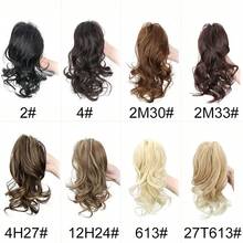 Extensiones de cola de caballo sintéticas de 12 pulgadas, cola de caballo corta y rizada, pinza de pelo negra, marrón y rubia para mujer XOFI - 2M30 - Ver 8