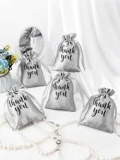 1 túi quà tặng bằng satin bạc, túi dây rút bằng lụa cho đám cưới, cô dâu, tiệc tùng, túi quà cưới sang trọng, túi quà tặng bằng satin bạc, bộ dụng cụ chống say rượu, trang trí tiệc cưới, sinh nhật, ngày lễ, sinh nhật