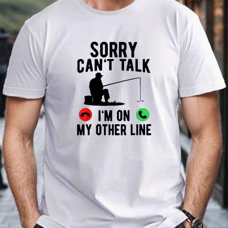 Printed T-Shirt For Men And Women - White - View 1