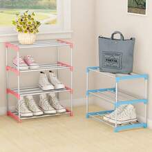 1 Multi-Layer Shoe Rack, Freestanding Shoe Rack, Easy To Assemble, Shoe Storage Rack For Rental Homes, Entryways, Hallways, Bedrooms, Bathrooms, Offices, Living Rooms - Black - View 5
