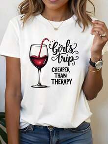 Women T-Shirts - White - View 6