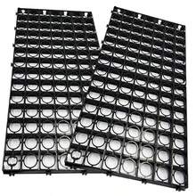 24 X Paving Driveway Grids Black Plastic Mat For Turf, Grass, Lawn, Path & Gravel Protector Drainage Mat - 24 Turf Grids - View 3