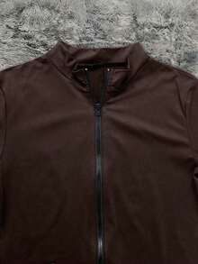 Mono casual y sexy con cremallera para mujer, adecuado para verano e invierno, de moda, conjunto para hermana, regalo para hermana, regalo familiar, de moda, regalo para vacaciones - Multicolor 3 - Ver 4