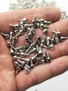 100 buah Sekrup Self-Tapping Kepala Cangkir M3, Sekrup Audio Warna Hitam & Perak, Sekrup Soket Heksagonal untuk DIY - A - View 13