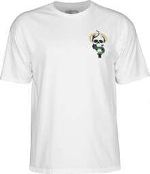 Camiseta Powell Peralta Mike McGill con diseño de calavera y serpiente GUD1 - Blanco - Ver 3