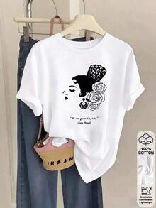 Women T-Shirts - White - View 1