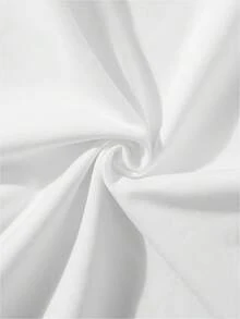 Camiseta de diseño sencillo de 180g para mujer, de manga corta, con estampado de diseño especial. Nuevo estilo relajado de media manga para el verano, ropa fina y elegante para estudiantes. Elegante y práctica para el verano. - Blanco - Ver 6