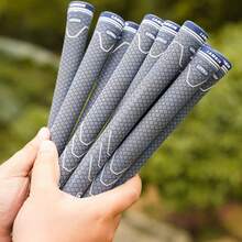 10入高爾夫球桿握把 Utx+ 多複合材質全天候控制款，標準/中號 - 灰色 - 查看 4