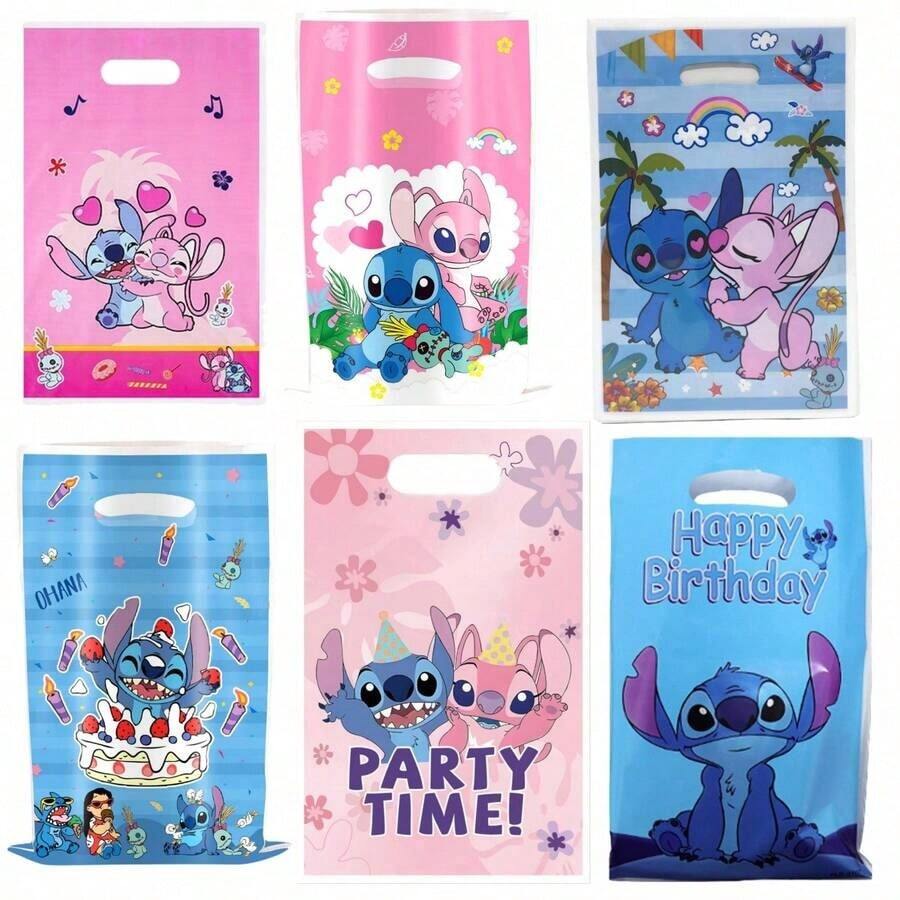 Túi quà sinh nhật chủ đề Stitch, quà tặng khách mời, đồ dùng tiệc ngày lễ, túi đựng kẹo, túi ngọc trai, quà tặng tựu trường, đồ dùng tiệc tùng, đồ trang trí bó hoa sinh nhật, đồ trang trí theo chủ đề dễ thương, đồ trang trí trong nhà. - Nhiều màu - Xem 1