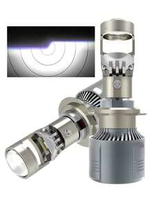 2Pcs Car Headlight Bulbs H7 H4 H11 H9 9005 HB3 9006 HB4 LED Projector Lens Hi/Low Canbus LHD Mini Fog Lamp 12V 6000K 24V - A - View 10