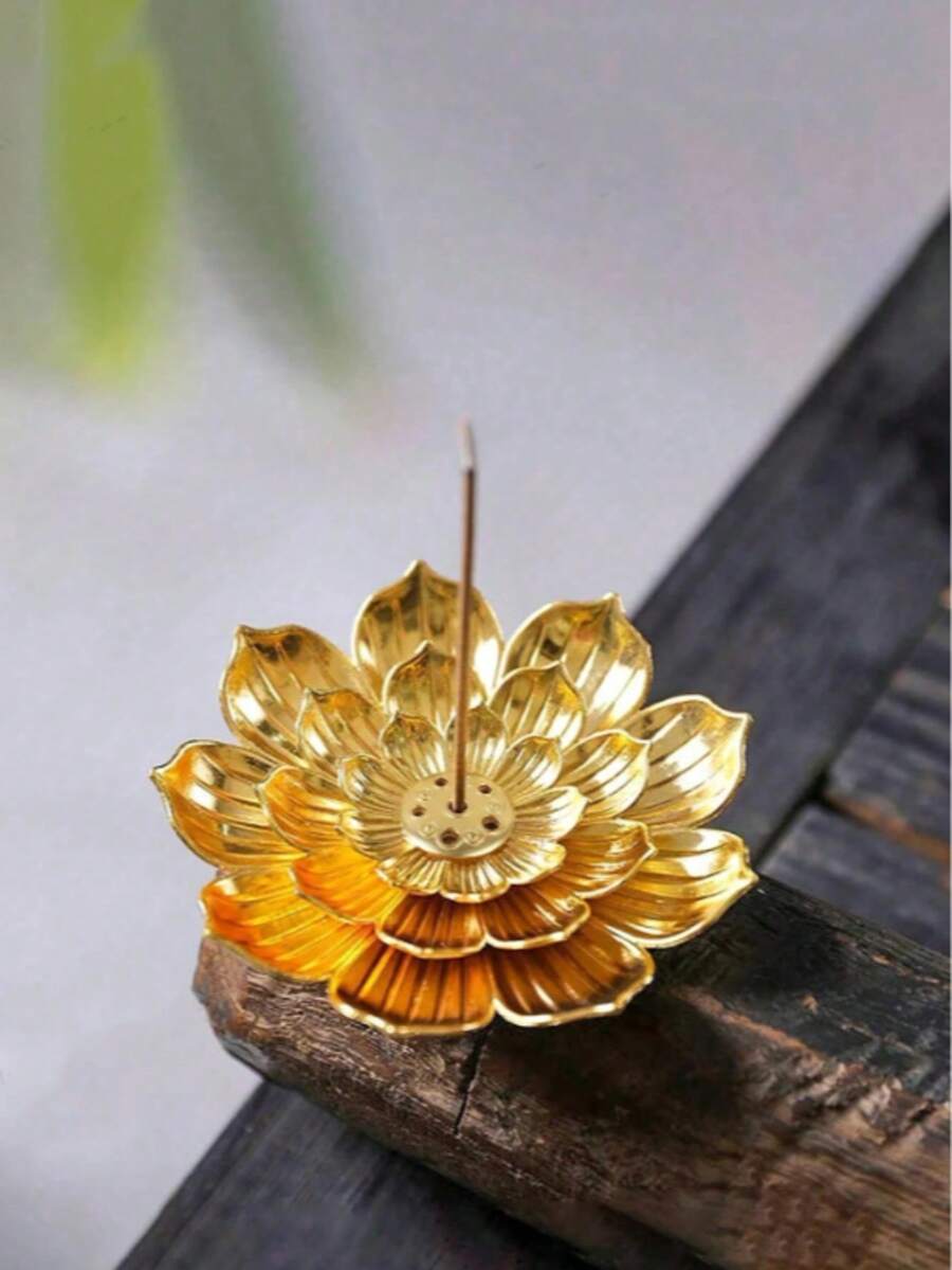1个创意莲花香炉,适用于万圣节、秋季、节日、冬季、情人节、婚礼、生日、房间装饰、家居装饰、客厅装饰、房屋装饰、家居摆设、房间装饰品、烛台、装饰品 - 多款式 - 查看 1