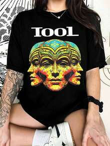 TOOL T-Shirt - Metal Music T-Shirt - Lateralus Album T-Shirt - Fear Inoculum - 10000 Days - Undertow - TOOL Merch Unisex T-Shirt - Black - View 6