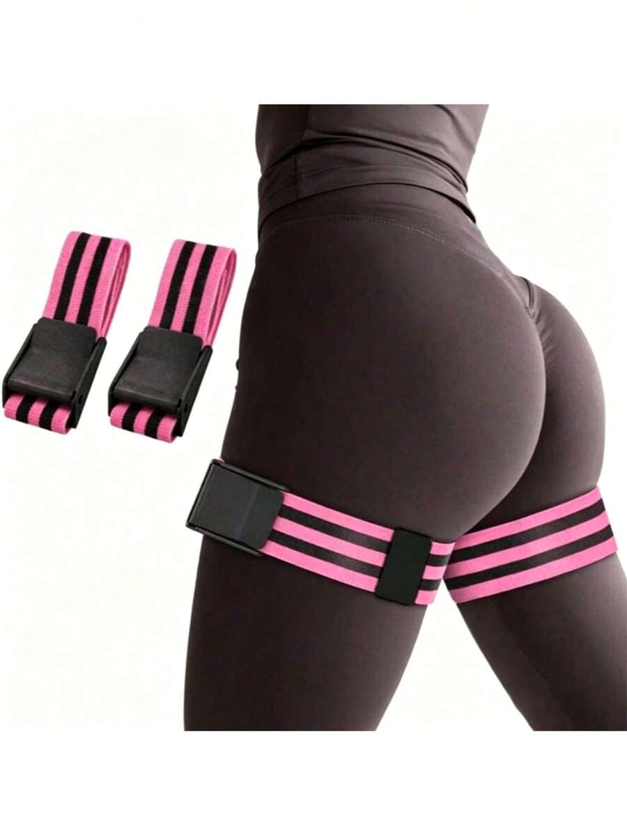 Resistance Bands For Glutes, Adjustable BFR Training Bands For Women/Men, Blood Flow Restriction Bands For Glute, Squat And Thigh Muscle Training, Best Fabric Glute Resistance Bands For Glute, Squat And Thigh Muscle Workout - Multicolor - View 1