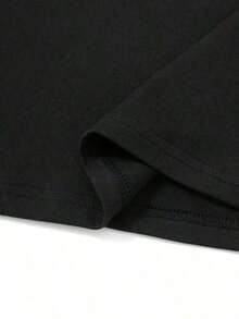 ComfortableCamiseta de Mujer con Estampado Gráfico 'La Pizza Siempre Es La Respuesta', Cuello Redondo, Estilo Casual de Verano, Idea de RegaloLoose Versatile Short Sleeve T-shirt for Women - Negro - Ver 5