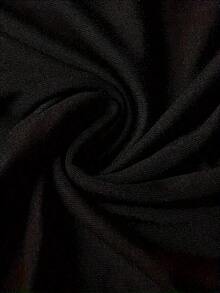 [Comodidad acogedora] Camiseta gráfica "Elegido" - Casual negra con impresión cursiva dorada, manga corta, cuello redondo, suave, ajuste relajado, ideal para primavera y verano - Negro - Ver 5