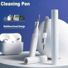 1 chiếc bàn chải vệ sinh tai nghe 3 trong 1, thích hợp cho tai nghe không dây, tai nghe chụp tai, hộp sạc, máy tính và bàn phím - Giữ cho thiết bị của bạn luôn sạch sẽ và hợp vệ sinh. - Xem 1