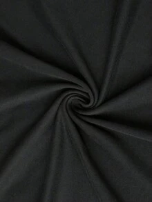 Kaos Lengan Pendek Leher Bulat Motif Bendera Inggris London, Hitam, Pakaian Kasual Dasar Sehari-hari untuk Musim Panas - Hitam - View 6