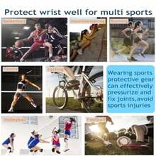 1 Paar leichte, atmungsaktive Sommer Radfahren Basketball Sport Handgelenkstützen, elastisch, schützen die Handgelenke, Sport Fitness Radfahren Handgelenk Bandagen - Verschiedenfarbig - Übersicht 4