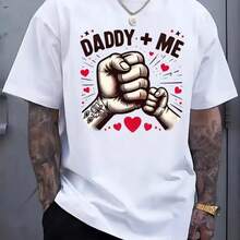 Printed T-Shirt For Men And Women - 白色 - 查看 1