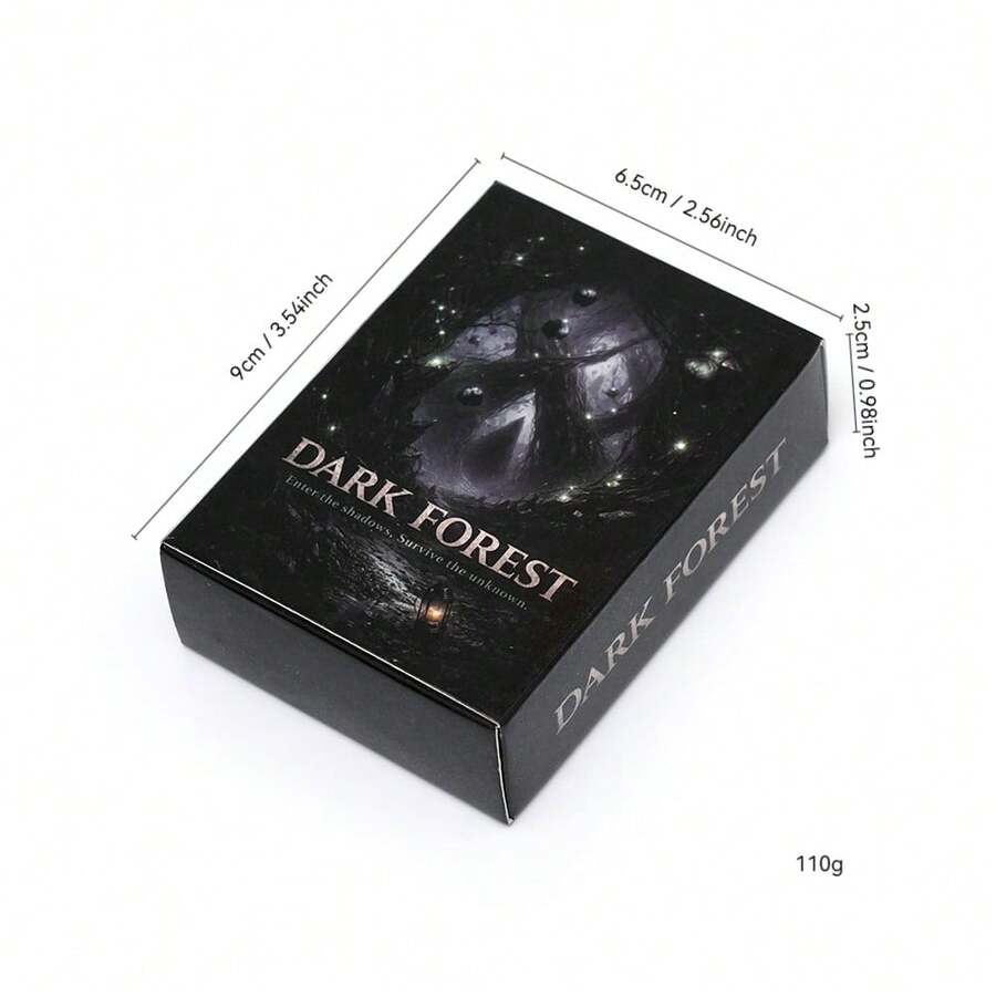 Dark Fantasy Card Game Chaotic Strategic Gameplay Creature Collection Steal And Sabotage Mechanics Interactive Combo Building Mystery Forest Adventure With Tactical Powers Hidden Creatures And Competitive Set Collection Fun - Black - View 1