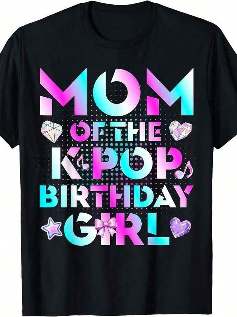 Camiseta de manga corta con cuello redondo suave y casual de verano para mujer, camiseta para amantes de la música coreana y fiestas de cumpleaños de K-Pop, tops para salir, de algodón, estilo vintage, estilo callejero europeo y americano, casual deportivo, estilo unisex, estilo casual urbano, tops bonitos, G