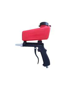 Portable Pneumatic Sand Blasting Gun, Ergonomic Design, Adjustable Pneumatic Sand Blasting Machine, Suitable For Removing Rust And Paint From Aluminum, Wood, Metal, Automotive And DIY Sand Blasting. Can Be Used With Air Compressor, Applicable With Baking Soda, Sand, Aluminum Oxide And Other Abrasives. - Multicolor - View 9